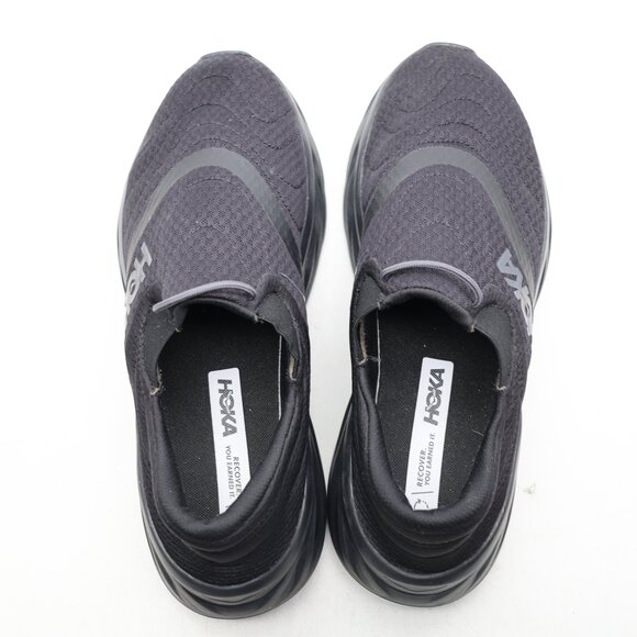 Hoka One One Ora Recovery 2 Men's US Size 12 Black Comfort Slip On Sneakers - Picture 7 of 9